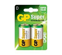 GP Blister de 2 Alcalines Super D 1,5 V