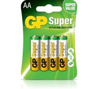 GP Blister de 4 Alcalines Super AA 1,5 V