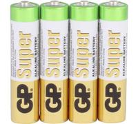 GP Blister de 4 Alcalines Super AAA 1,5 V