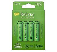 GP Blister de 4 piles rechargeables AA 1300 mAh NiMH