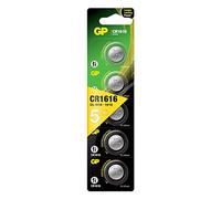 GP CR1616-7U5 Batterie au Lithium CR1616 (3 V, Lot de 5) sous Blister