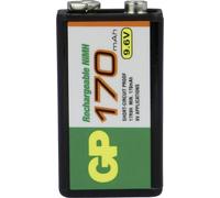 GP GPIND17R9HC1 Pile rechargeable 6LR61 (9V) NiMH 170 mAh 9.6 V 1 pc(s)