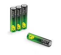 GP Piles alcalines Ultra Plus AAA 1,5 V - 4 pièces