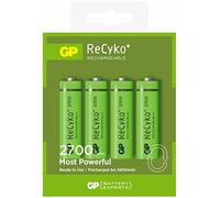 Gp Batteries Recyko Lr06 2600mah Aaa Rechargeable Battery 4 Units Vert