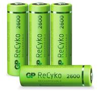 GP NiMH ReCyko AA 2600mAh 1,2V rechargeable, 4 pièces
