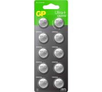 GP Pile bouton CR 2032 3 V 10 pc(s) 240 mAh Li-MnO2 GP Ultra Plus Batterie Lithium Knopfzelle CR2032 10 Stück