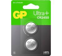 GP Pile bouton CR 2450 3 V 2 pc(s) 540 mAh Li-MnO2 GP Ultra Plus Batterie Lithium Lithium Knopfzelle CR2450 2 Stück