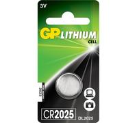 GP Pile bouton lithium CR2025 (DL2025) 3V