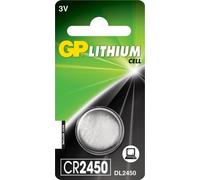 GP Pile bouton lithium CR2450 (DL2450) 3 V