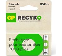 Gp - Pile Rechargeable Aaa Recycko Lot De 4 850mah