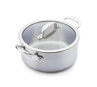 GP-PRIER 5PLY mirror SS unc Cvd Casserole 18cm/2.13L