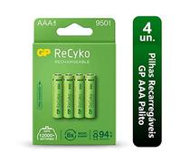 GP Rechargeable NiMH GP 100AAAHCE-2UWC4/AAA/NiMH Blister de 4 Piles rechargeables AAA/NiMH 950 mAh Multicolore