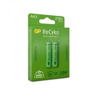 GP ReCyko LR6/AA 2100mAh - Pack de 2 accus rechargeables NiMH