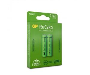 GP ReCyko LR6/AA 2100mAh - Pack de 2 accus rechargeables NiMH