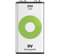 GP ReCyko Pile rechargeable 6LR61 (9V) NiMH 200 mAh 8.4 V 1 pc(s)