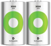 GP ReCyko Pile rechargeable LR20 (D) NiMH 3000 mAh 1.2 V 2 pc(s)
