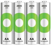 GP GPRCK260AA129C4 4 GP Akkus ReCyko+ Mignon AA 2.600 mAh
