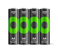 GP RECYKO Pro Lot de 4 Piles AA Mignon NiMH 2000 mAh 1,2 V
