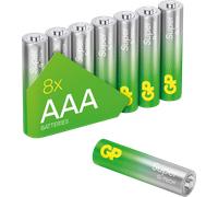 GP S8 AAA - Super, piles alcalines, AAA (Micro), lot de 8