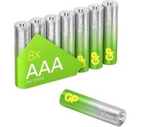 GP Piles alcalines Super LR3 (AAA) 1,5 V G-Tech Longlife 8 pièces