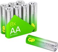 GP Super Pile LR6 (AA) alcaline(s) 1.5 V 8 pc(s)