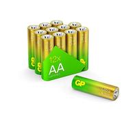 GP Ultra Lot de 12 Piles alcalines AA Longlife 1,5 V LR06 Nouvelle Technologie G-Tech
