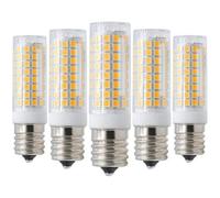 GPDNBIEU Ampoule LED E17 10 W, équivalent 100, 220 V CA, lot de 5, angle(Warm White)