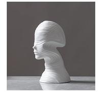 GPDNBIEU, Buste de Femme en résine, Figurines à Collectionner, décorations Meuble TV for Salon, Ferme, Chambre Coucher(White)