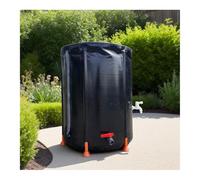 GPDNBIEU Réservoirs d'eau de Pluie, Fabriqué en Tissu résistant, avec Une Bonne résistance à la déchirure(Black,250L)