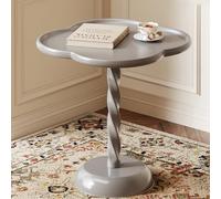 GPDNBIEU, Table d'appoint Ronde, guéridon décoratif, Petite Table à Martini, Salon for canapé, Chaise, Patio(/Gray a,55CM)