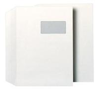 Enveloppe gpv c4 229x324mm 90g adhésive fermeture rapide sécurisée définitive fenêtre 50x100mm blanche boîte 250 unités