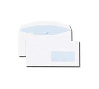 GPV - Boite de 1.000 Enveloppes - Format C6/C5 (114x229 mm), fenêtre de 45x100 mm, qualité papier blanc : 80 g/m2 - Certifié PEFC