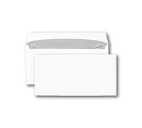 GPV - Boite de 1.000 Enveloppes - Format Retour (105x212 mm), sans fenêtre, qualité papier blanc : 75 g/m2 - Certifié PEFC & NF316