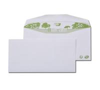 Gpv Boite De 1000 Enveloppes Patte Trapèze Blanches C6/C5 115x229 80 G/M² Gommées