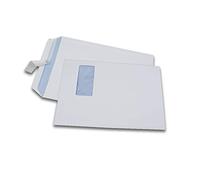 GPV - Boite de 250 Pochettes - Format C4 (229x324 mm), fenêtre de 110x50 mm, qualité papier blanc : 90 g/m2 - Certifié PEFC