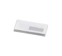 Gpv boîte de 500 enveloppes auto-adhésives 80g dl 110x220mm fenêtre 35x100 23403