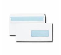 Gpv Boîte De 500 Enveloppes Blanches C6/C5 114x229 80 G Fenêtre 45x100 Autocollantes