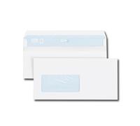 Gpv Boîte De 500 Enveloppes Blanches Dl 110x220 90 G Fenêtre Gauche 45x100