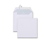 Gpv Boîte De 500 Enveloppes Carrées Blanches 165x165 120 G Bande De Protection
