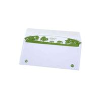 Gpv Boite De 500 Enveloppes Extra Blanches 100% Recy s C5 162x229 90 G/M² Fenêtre 45x100 Bande De Protection