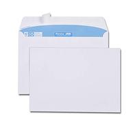 GPV - Boite de 500 Enveloppes - Format C5 (162x229 mm), sans fenêtre, qualité papier blanc : 90 g/m2 - Certifié PEFC