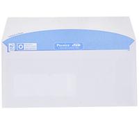 GPV - Boite de 500 Enveloppes - Format DL (110x220 mm), fenêtre de 35x100 mm, qualité papier blanc : 80 g/m2 - Certifié PEFC