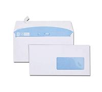 GPV - Boite de 500 Enveloppes - Format DL (110x220 mm), fenêtre de 45x100 mm, qualité papier blanc : 80 g/m2 - Certifié PEFC
