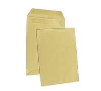 GPV - Boite de 500 Pochettes - Format B5 (176x250 mm), sans fenêtre, qualité papier kraft recyclé : 90 g/m2 - Certifié PEFC recyclé