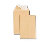 GPV - Boite de 500 Pochettes - Format B6R (120x176 mm), sans fenêtre, qualité papier kraft : 90 g/m2 - Certifié PEFC