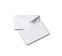GPV Boîte plexi de 100 enveloppes de visite blanches 90x140 100 g/m² gommées