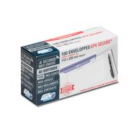 GPV Enveloppe blanche 112 x 225 mm 90g sans fenêtre - Secure autocollante - Lot de 100