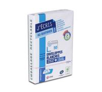 GPV Enveloppe C6 114 x 162 mm 80g sans fenêtre - autocollante bande protectrice - Lot de 50