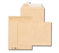GPV - Paquet de 10 Pochettes - Format B5 (176x250 mm), sans fenêtre, qualité papier kraft : 85 g/m2 - Certifié PEFC