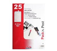 Gpv Paquet De 25 Pochettes Vélin Blanc Dos Carton Format C4 120g Auto-Adhesives 570